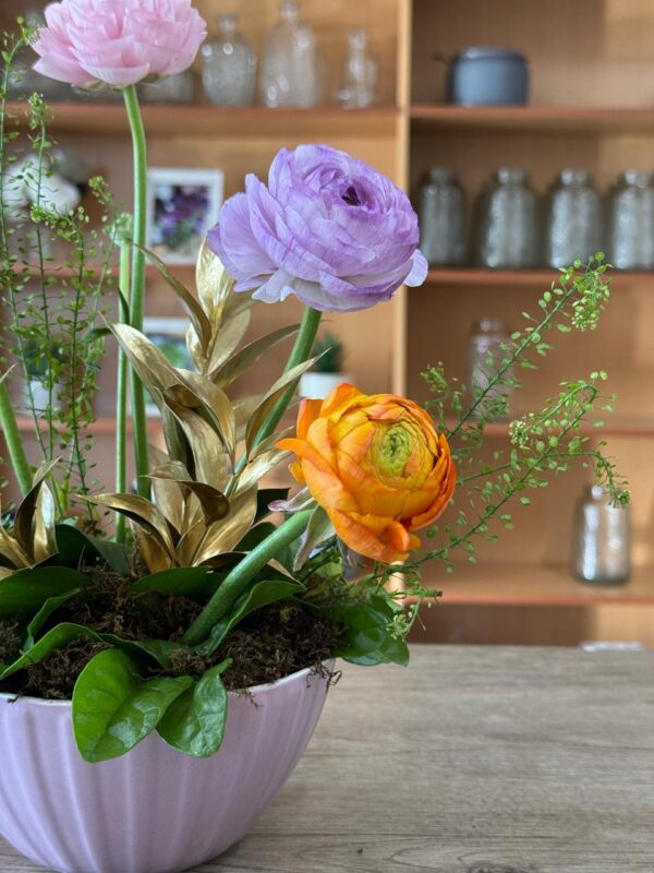 Ranunculus en porcelana - Imagen 3