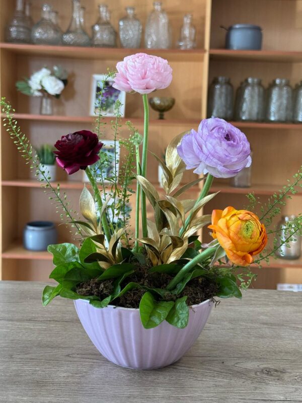 Ranunculus en porcelana